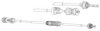 CEF PU01161 Clutch Cable